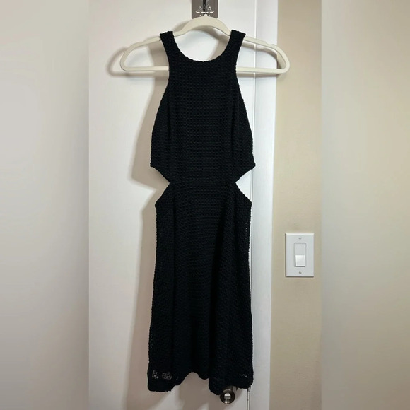 Club Monaco Black Cutout Dress Size 0 - Picture 2 of 11